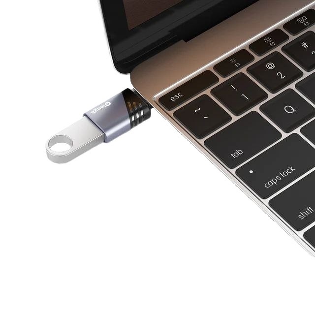 USB 3.0 Typ-A hona till USB Type-C hane OTG-adapter