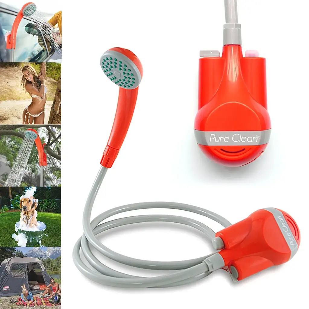 Rechargeable Portable Outdoor Shower – Multifunctional Hygiene Solution for Camping, Hiking, and Travel