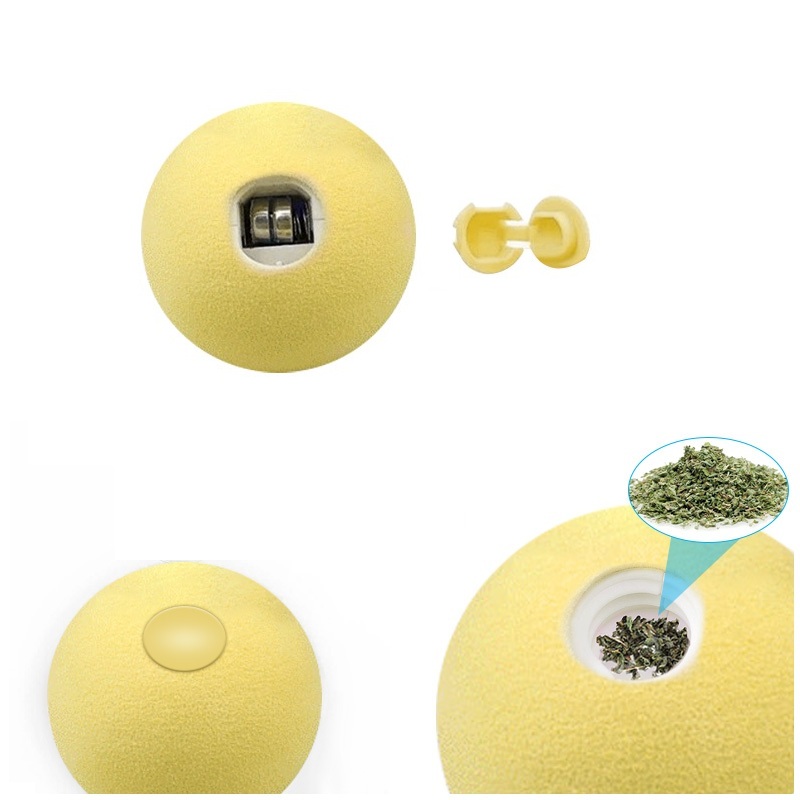 Smart Cat Toys Interactive Ball Smart Touch Bird  Sound Balls Pets Chewing Playing Toy Catnip Cat Training Supplies