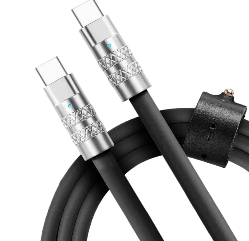120W 7A Type C Liquid Silicone Cable 1M