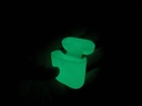 Silicone protective case for Apple AirPods 1-2 (Glow-in-the-dark green)