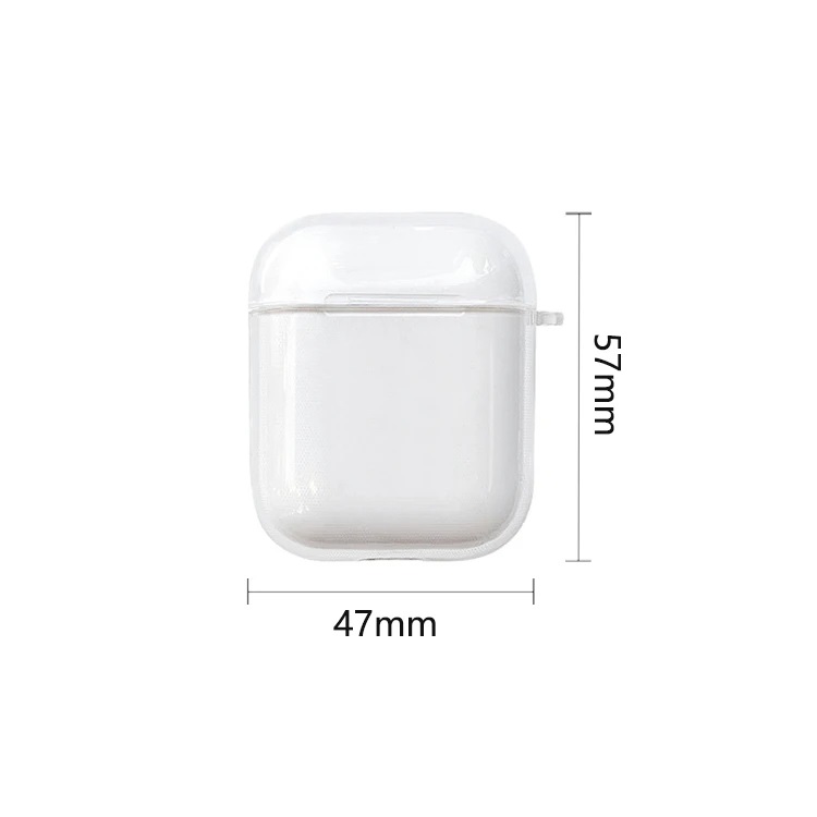 Silicone Protective Case for Apple AirPods 1-2 (transparent)