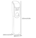 Non-Contact Fever Thermometer with Digital Display (black)
