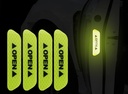 Reflective car door sticker (green)