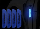 Reflective car door sticker (blue)