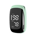 Rechargeable clinical pulse oximeter, oxygen saturation monitor (black)