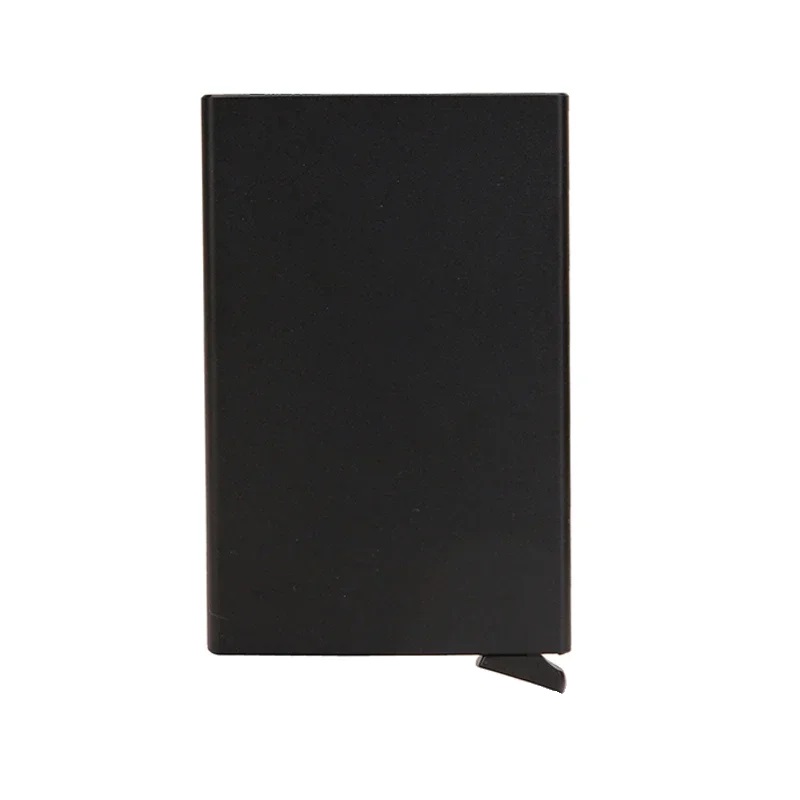 RFID protection aluminum card holder (black)