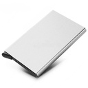 RFID-skydd aluminiumkorthållare (silver)