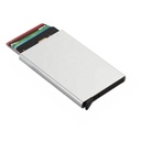 RFID-skydd aluminiumkorthållare (silver)