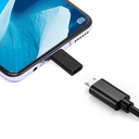 Micro-USB Female to USB-C Male Adapter (black)