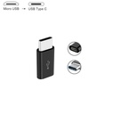 Micro-USB Female to USB-C Male Adapter (black)