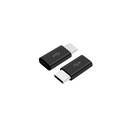 Micro-USB Female to USB-C Male Adapter (black)