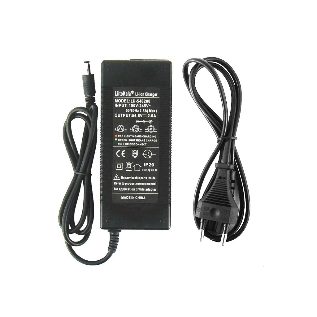 E-bike/scooter LiitoKala 48V (54.6V) 2A battery charger