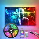 RGB LED strip with remote control and Bluetooth mobile control (3m, type A)