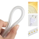 LED Strip with AC 220V, Natural White 4000K-4500K, 2835 SMD, 120 LED/M, IP67 (3m)