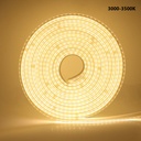 LED Strip with AC 220V, Natural White 4000K-4500K, 2835 SMD, 120 LED/M, IP67 (3m)