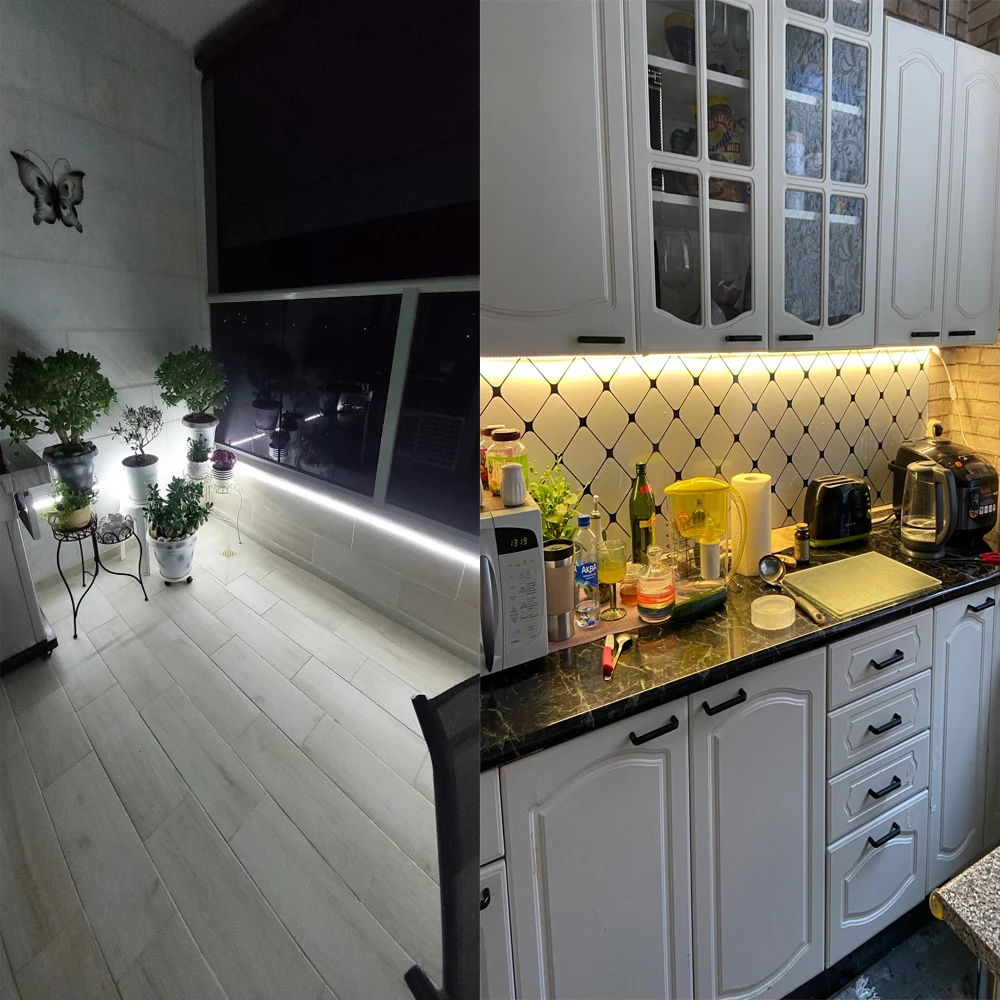 LED Strip with AC 220V, Natural White 4000K-4500K, 2835 SMD, 120 LED/M, IP67 (3m)