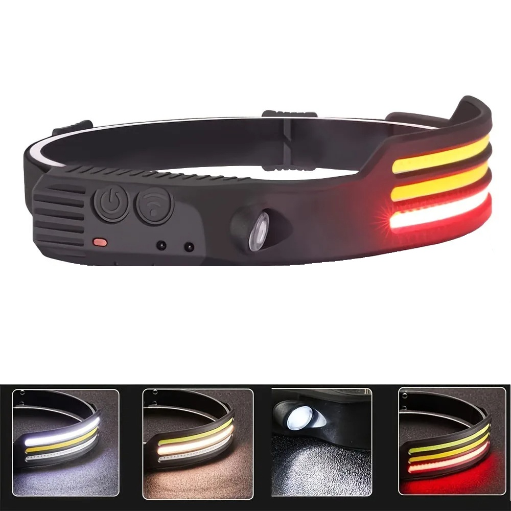 High-Performance, 3-Color Mode W689-3 LED Headlamp