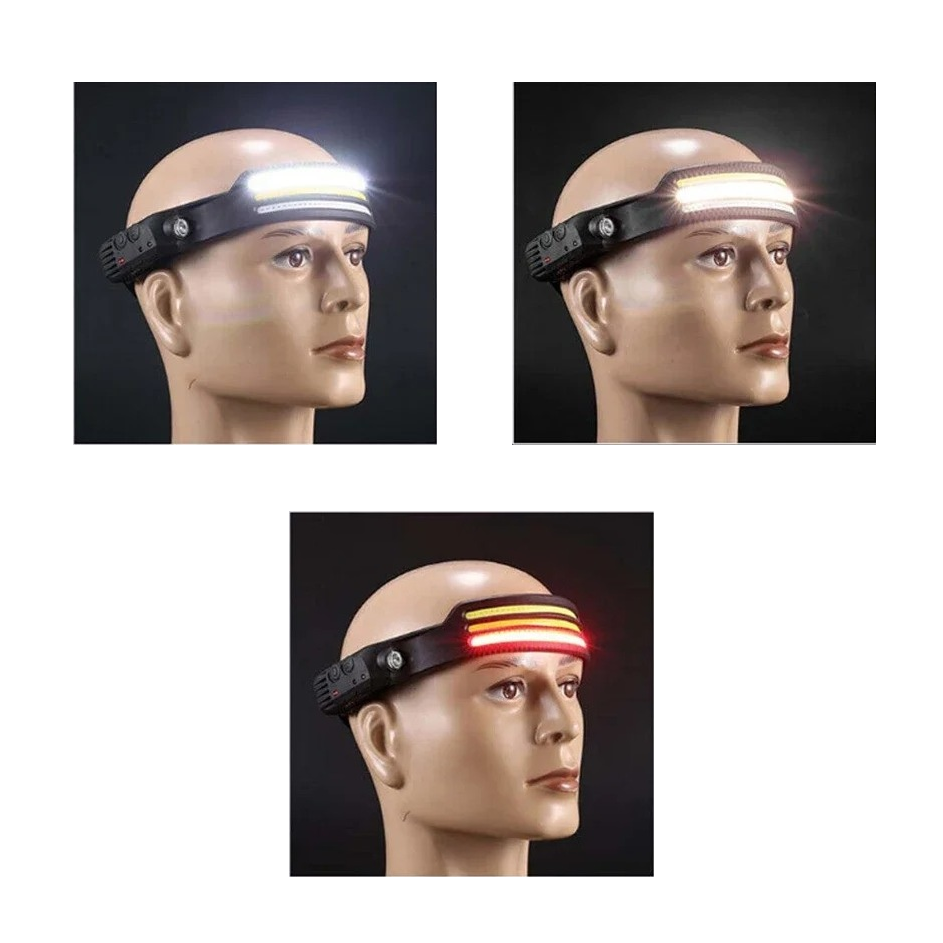 High-Performance, 3-Color Mode W689-3 LED Headlamp