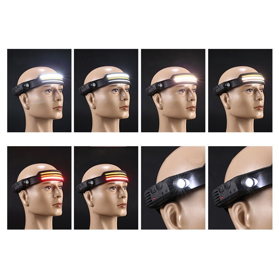 High-Performance, 3-Color Mode W689-3 LED Headlamp