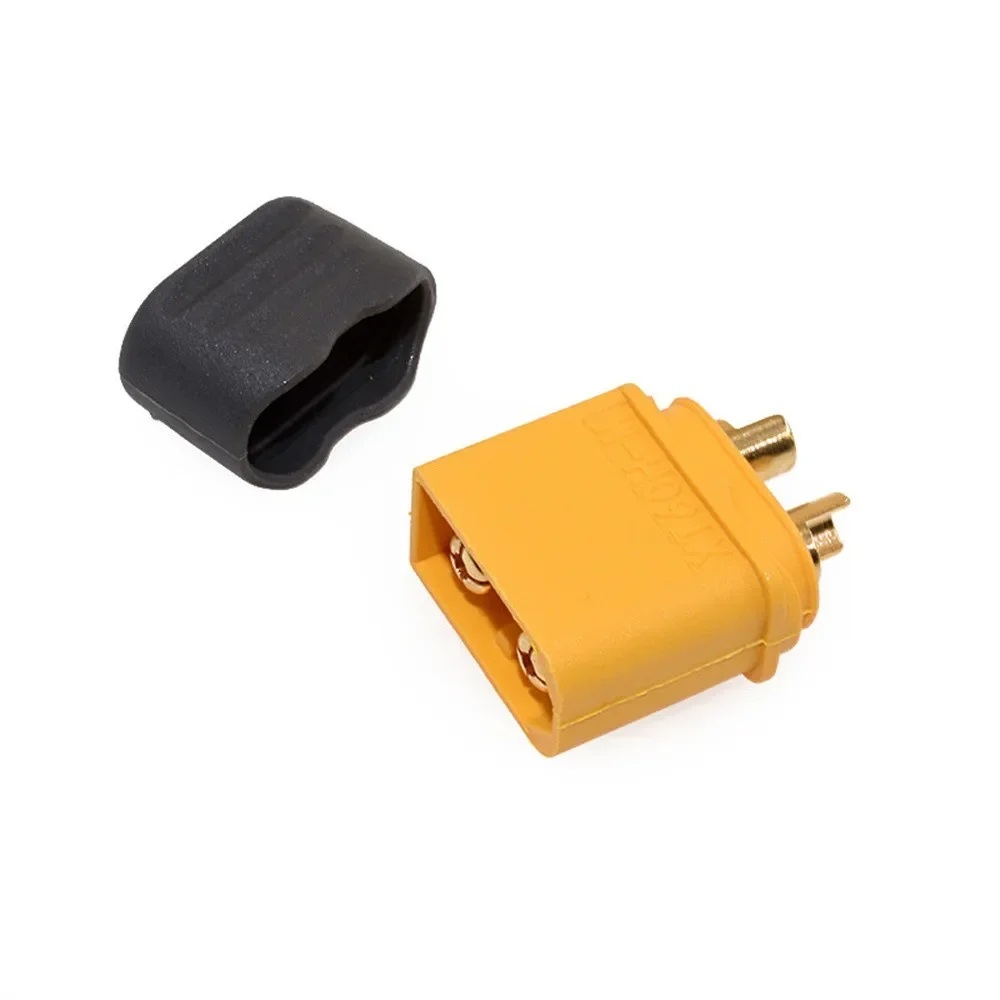 XT60H High-Current Connector with Sheath – Gold-Plated Bullet Plug – Male