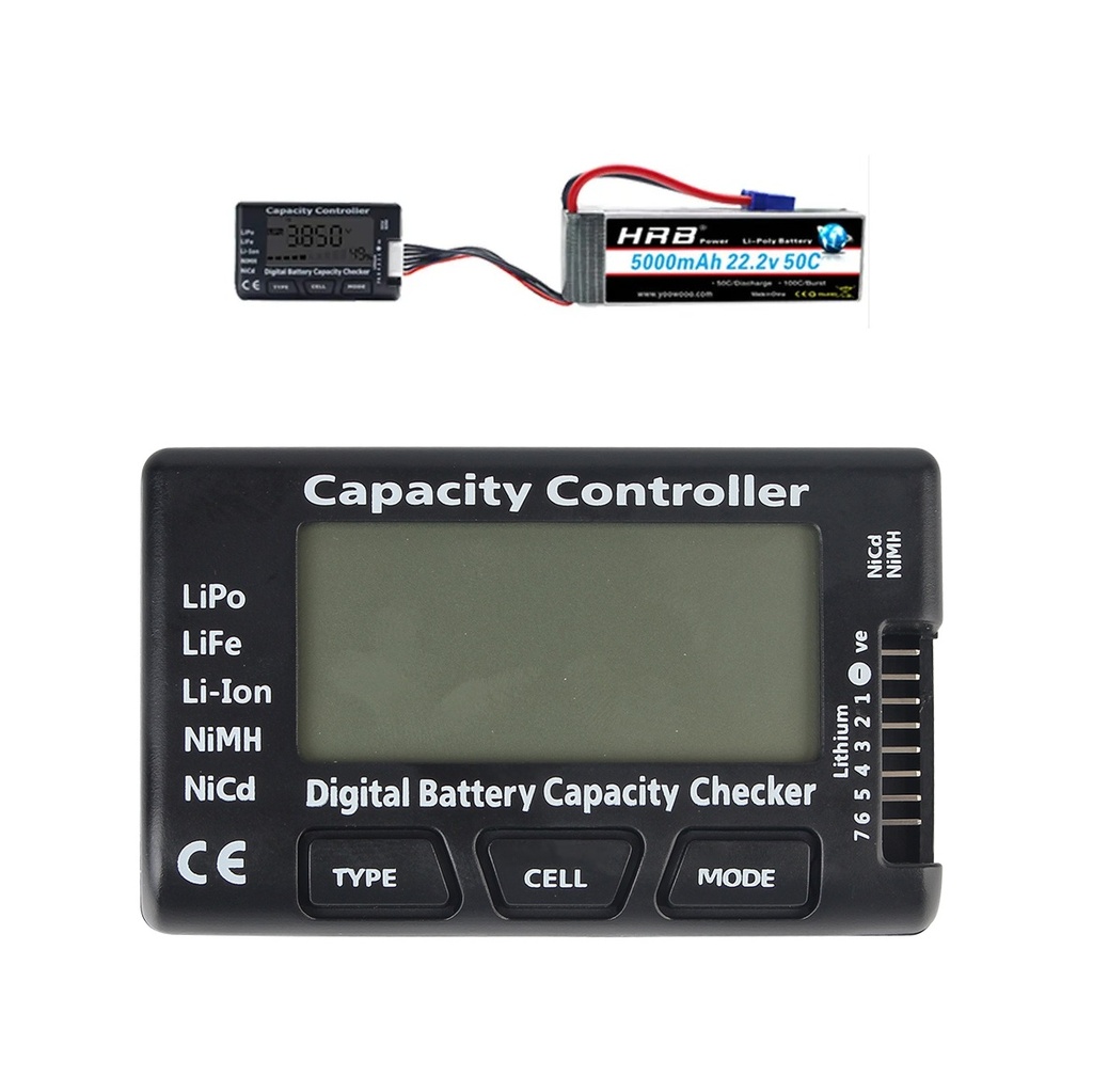 CellMeter 7 - Digital Battery Voltage Capacity Checker
