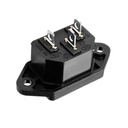 IEC C14 Panel Mount AC Socket – 3-Pin, DB-14-1F-HW, 10A 250V