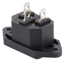 IEC C14 Panel Mount AC Socket – 3-Pin, DB-14-1F-HW, 10A 250V