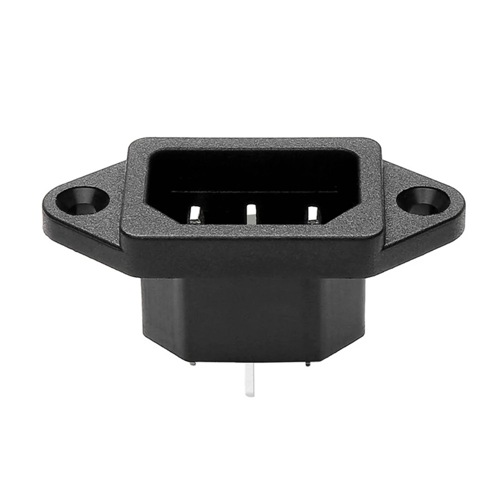 IEC C14 Panel Mount AC Socket – 3-Pin, DB-14-1F-HW, 10A 250V
