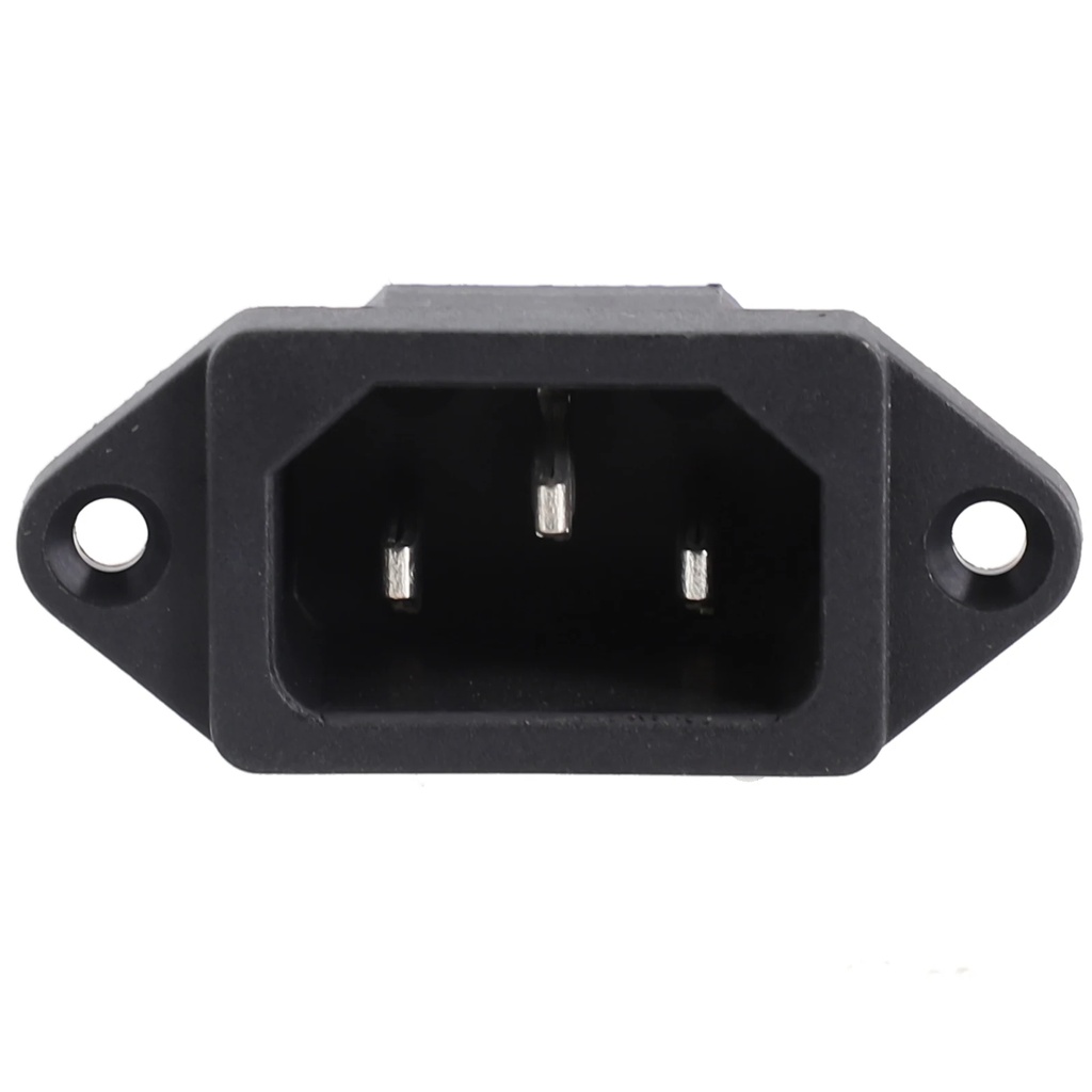 IEC C14 Panel Mount AC Socket – 3-Pin, DB-14-1F-HW, 10A 250V