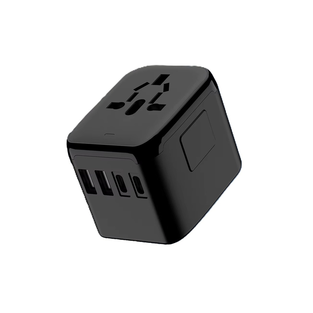 Universal Multi Standard Fast Charging Travel Adapter - Black