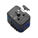 Universal Multi Standard Fast Charging Travel Adapter - Black