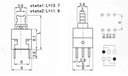 KCD1 Rocker Switch 2-Pin (21x15mm) ON/OFF SPST 10A 125V 6A 250V