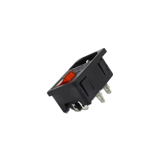 KCD1 Rocker Switch 2-Pin (21x15mm) ON/OFF SPST 10A 125V 6A 250V