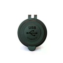 Dual USB QC 3.0 Charger Socket, 12V/24V, 36W, Water-Resistant with Power Switch
