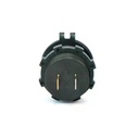 Dual USB QC 3.0 Charger Socket, 12V/24V, 36W, Water-Resistant with Power Switch