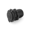 12V 24V Water Resistant Cigarette Lighter Socket with Fuse, Universal for Car, Boat, Motorcycle, RV