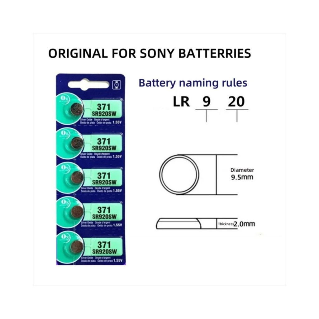 BATTERI SR920SW / SR920 / 371 / 1,55V SONY