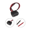USB Type-C-kontakt hona med kortspänne 3A högströmssnabbladdningsuttag USB-C-laddningspluggkontakt