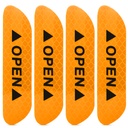 Reflective car door sticker (yellow)