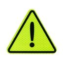 Reflective warning triangle sticker (green)