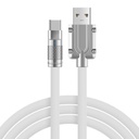 Liquid Silicone USB-A to C Fast Charging Cable - 1M (White)