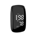 Genopladelig klinisk pulsoximeter, iltmåler (sort)