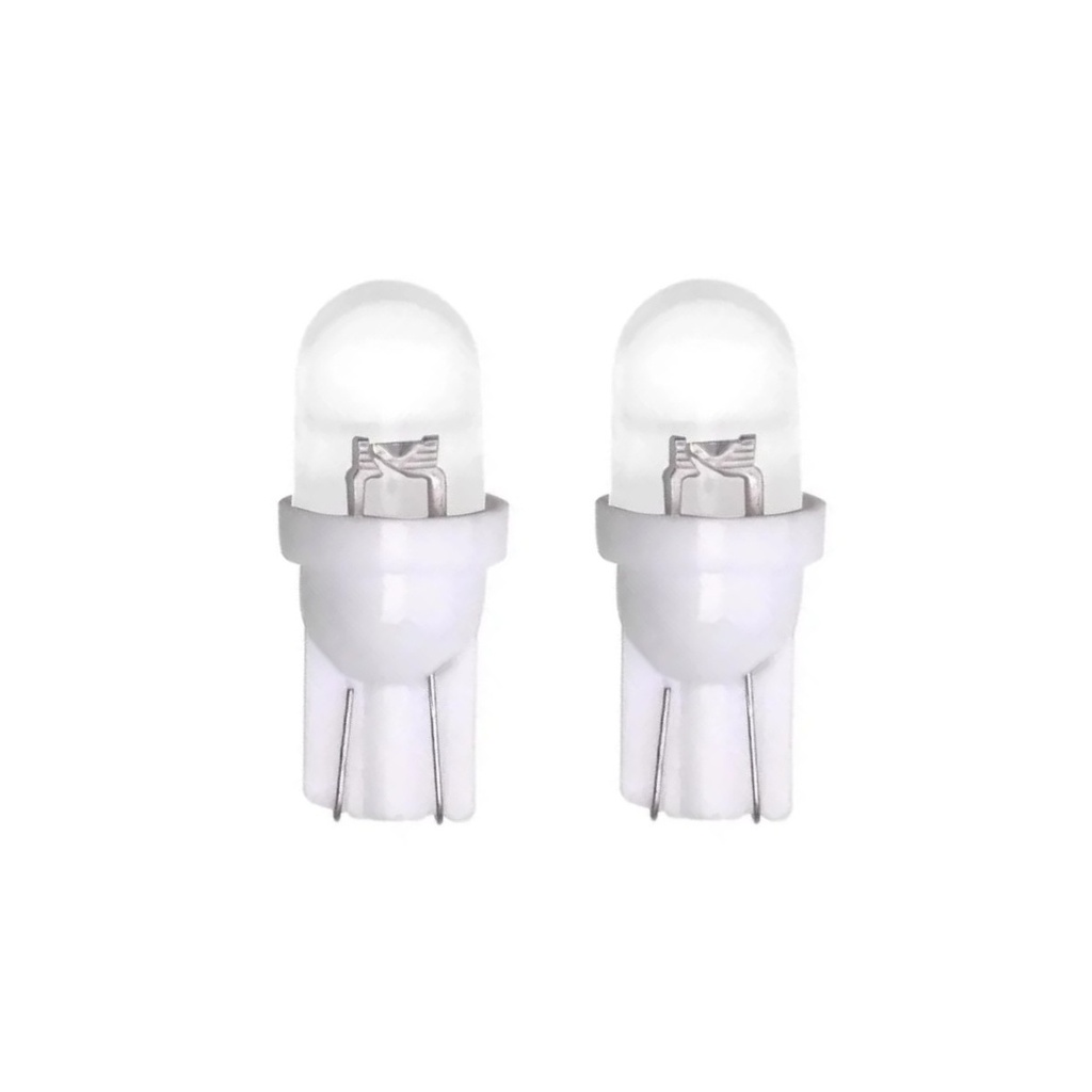 LED Light W5W/T10, 12V (convex lens, 2 pcs)