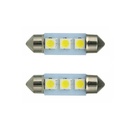 LED-lampe C5W, 12V (36 mm, 2 stk)