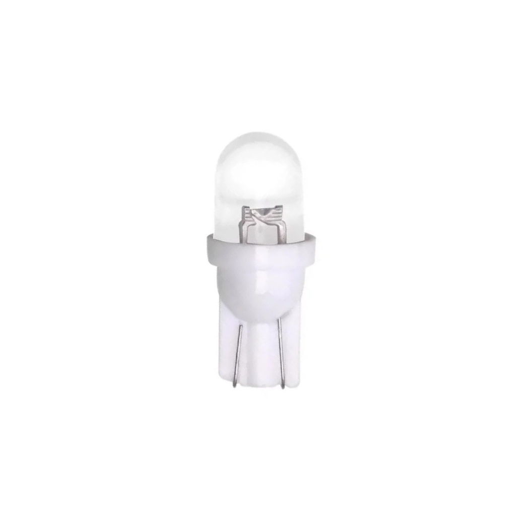LED-lampe W5W/T10, 12V (konveks linse)