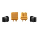 XT60H High-Current Connector Pair with Sheath – Gold-Plated Bullet Plug (Male/Female)
