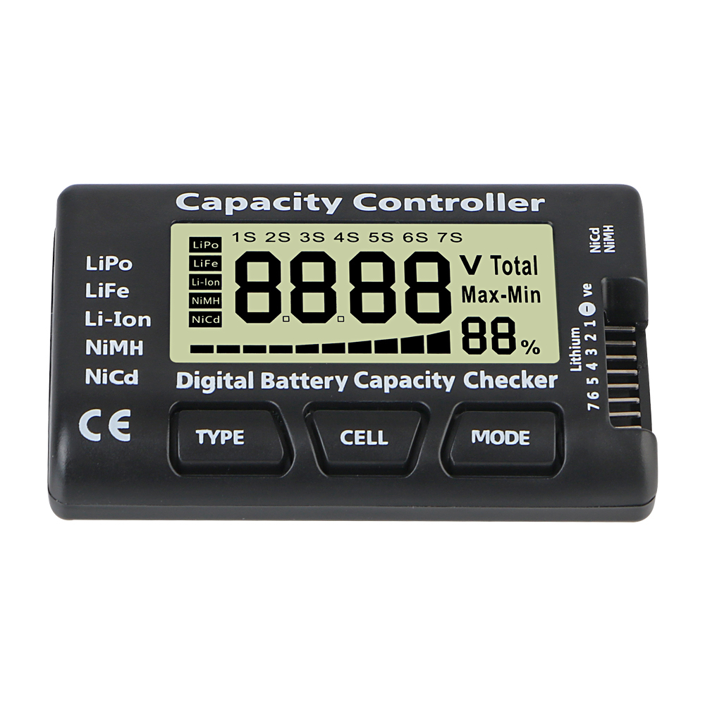CellMeter 7 - Digital Batteritester og Kapacitetsmåler