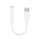 USB-C til 3,5 mm Hovedtelefonstik (Hvid)