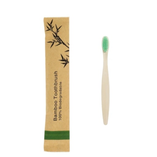 Eco-Friendly Bamboo Toothbrush Medium (green)